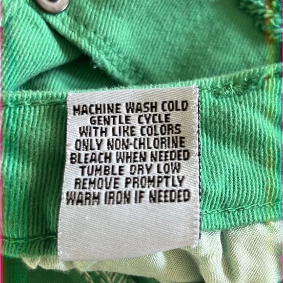 Vanilla Star Green & White Ombré Distressed Skinny Jeans Juniors Size 5 - Picture 6 of 9